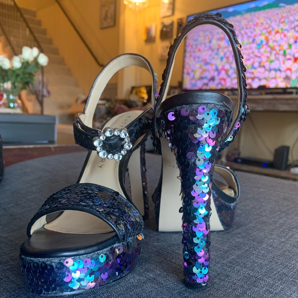 Katy Perry Gal Pal sequined sandals/heels